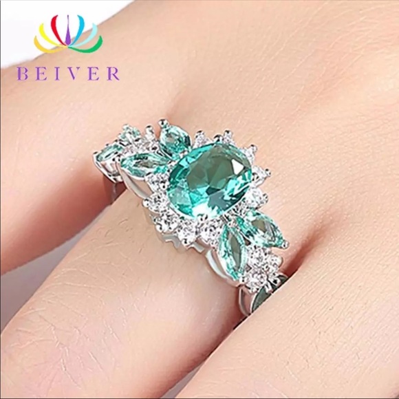 New Beiver Trendy Micro Pave Cubic Zirconia ring - Picture 3 of 4